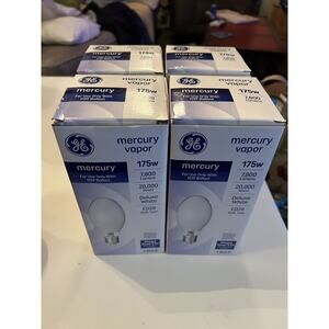 GE 30971 Mercury Vapor H39, E 39 Base HLD Light Bulb , 4 Pack 🔥